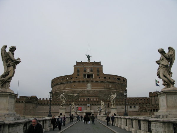 Hadrian's Resting place turned Papal Fortress