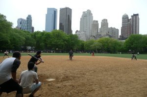 baseball in Central Park