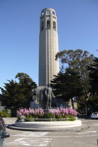 the tower on top of Telegraph Hill
