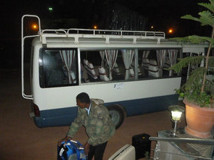 Loading the bus in Addis