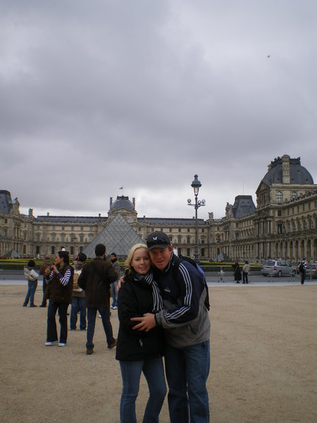 Us at the louvre