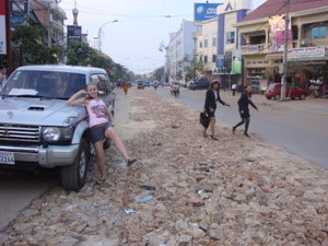 Good roads in Siem Reap