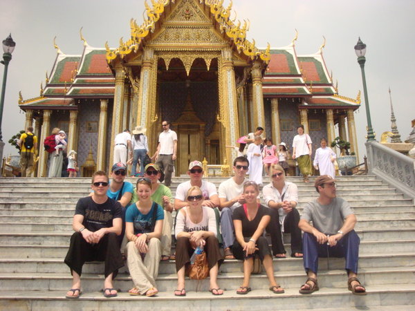 group at the Royal Palace