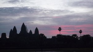 Angkor Wat Christmas sunrise