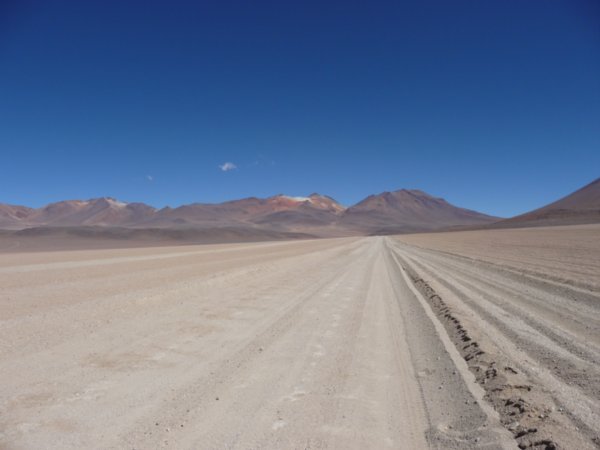 Long dusty road