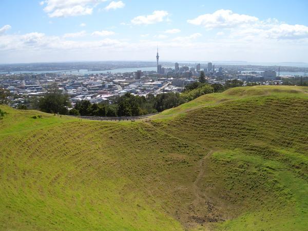 Auckland From Volcano