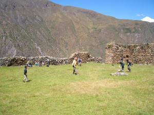 Soccer In The Ruins
