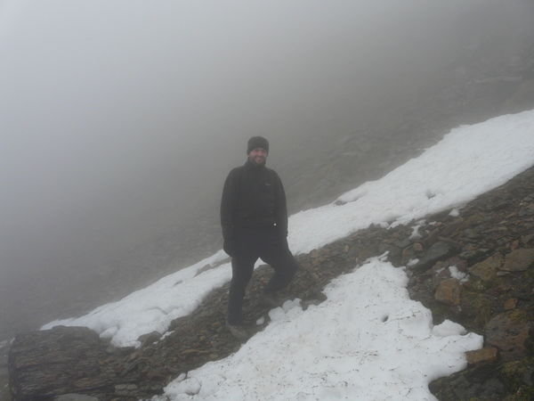 near the summit of snowdon
