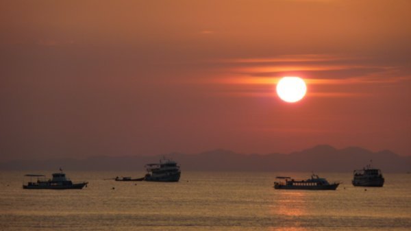 Sunset at Ao Nang