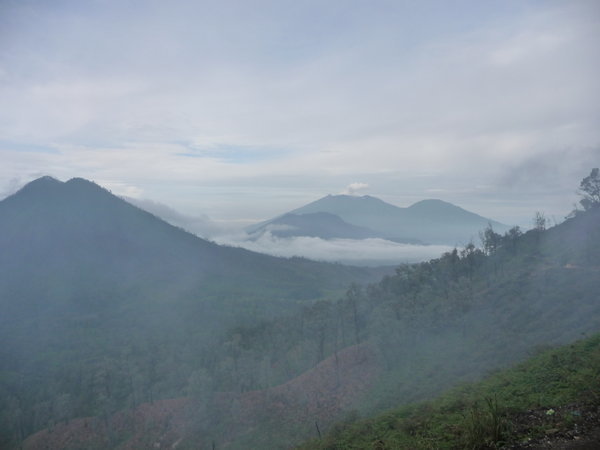 More ethereal scenery from round Ijen