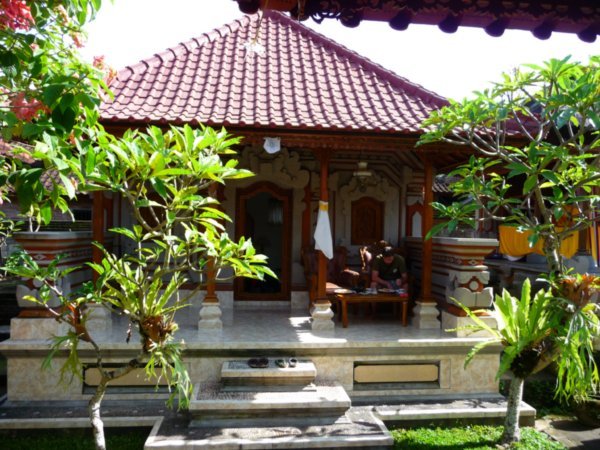 Our temple style accomodation in Ubud