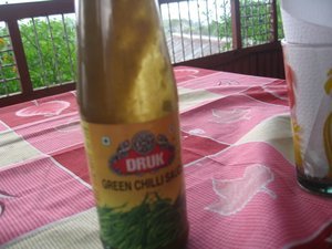 The best green chilli sauce
