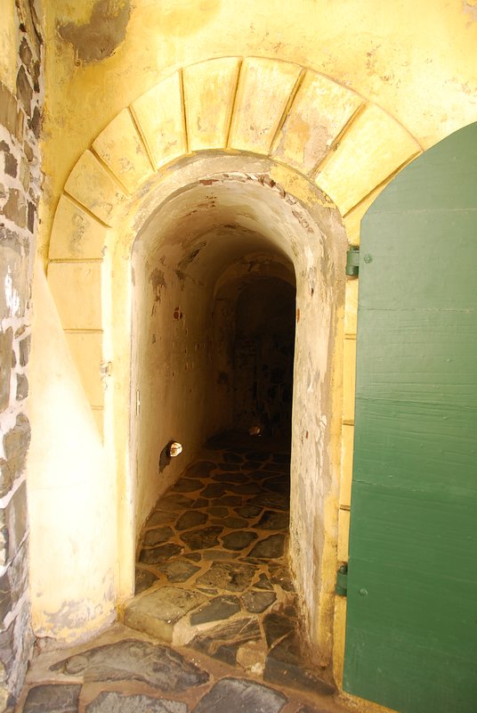 Entrance to the slave quarters in the castle