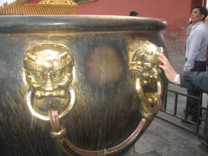 Water vat inside Forbidden City