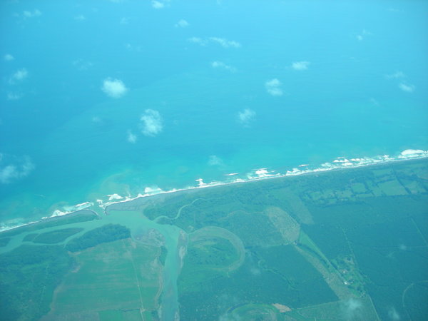 The Pacific from the air
