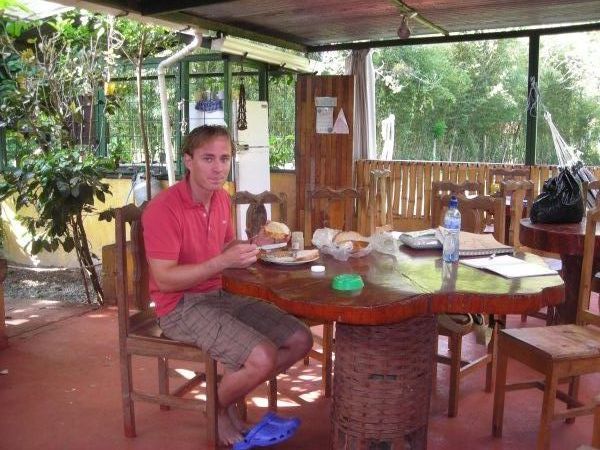 Tim at Hostel in Orosi
