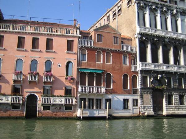 Venice buildings on the main canal