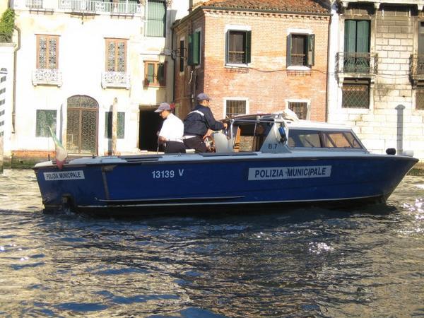 A police boat