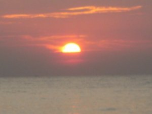 Lever de soleil sur Koh Samui / Sunrise on Koh Samui - Plage Lamai Beach