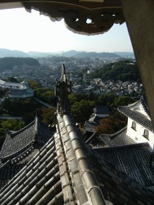 Vue epoustouflante d'Himeji, de la tour / Mind-blowing view of Himeji from the tower - Chateau d'Himeji Castle - Himeji