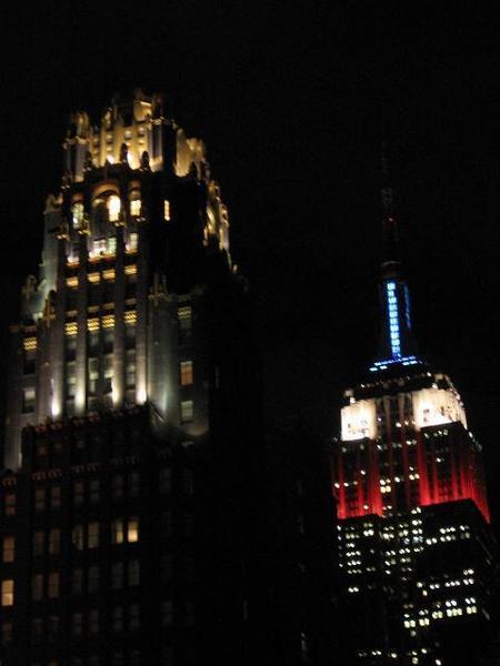 Empire State Building by night
