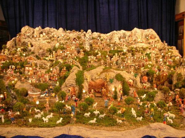 Nativity Scene in church of new jesus