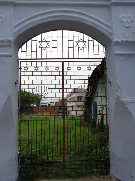 A gate outside the Jewish Cemetery