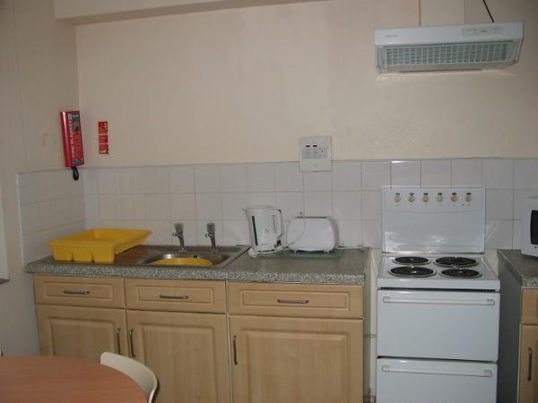 sink and stove area