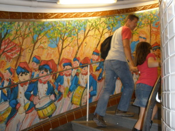 Montmartre Metro Stairwell