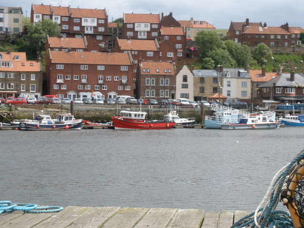 Lovely wooden boats in Whitby Harbour