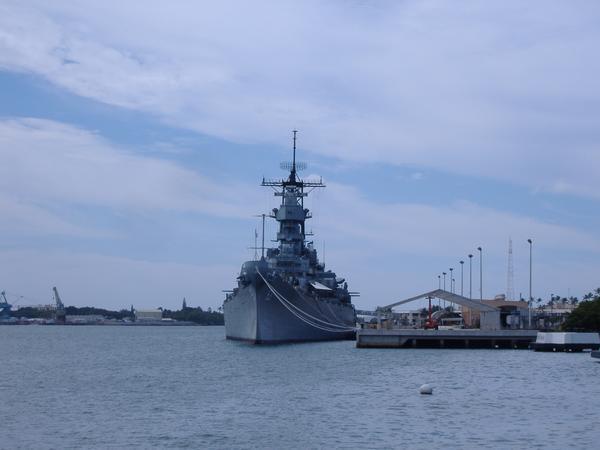 Battleship Missouri in Pearl Harbor