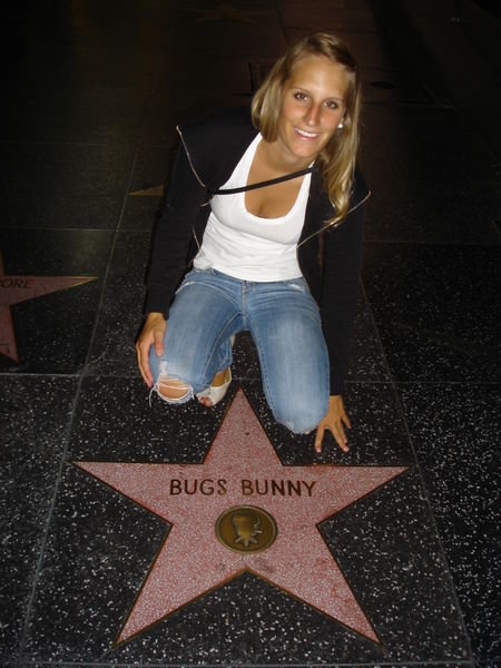 walk of fame, bugs bunny and me