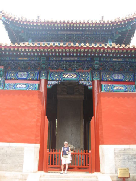 Sandy at the Confucian Temple