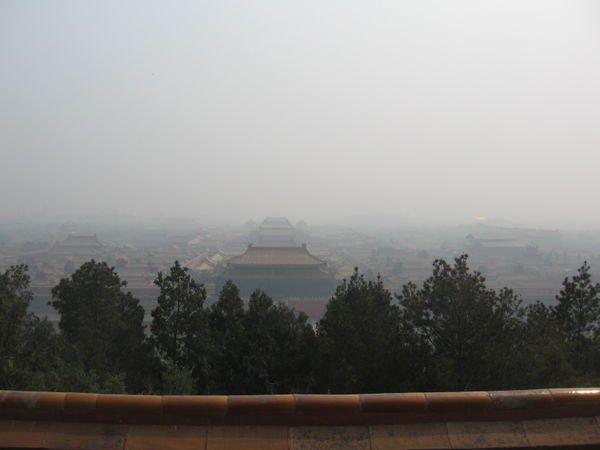 View of Forbidden City from the Top of Jingshan Park