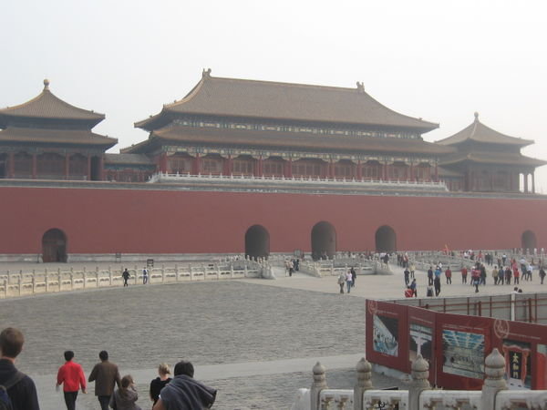 The Backside of the Hall of Supreme Harmony in the Forbidden Palace