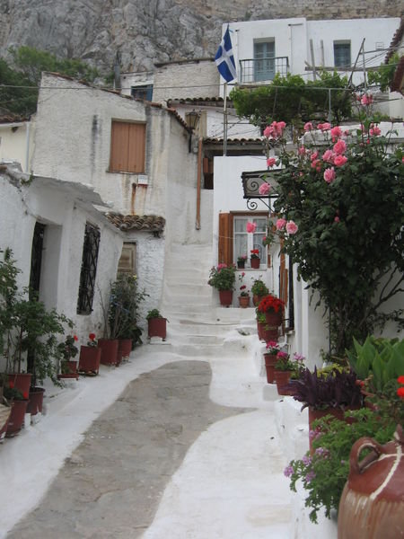 A pretty street in Athens