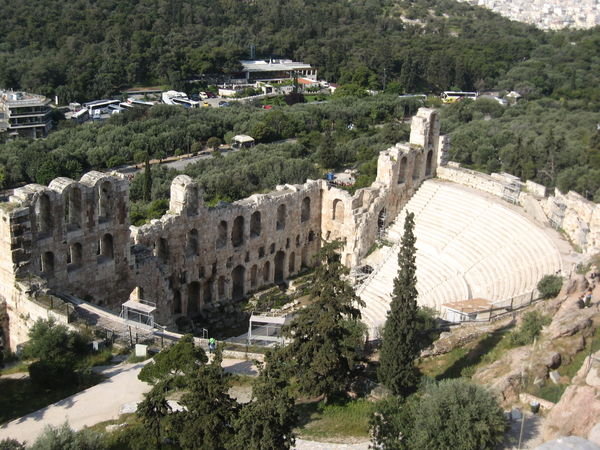 Ancient Theatre in Athens near the Acropolis