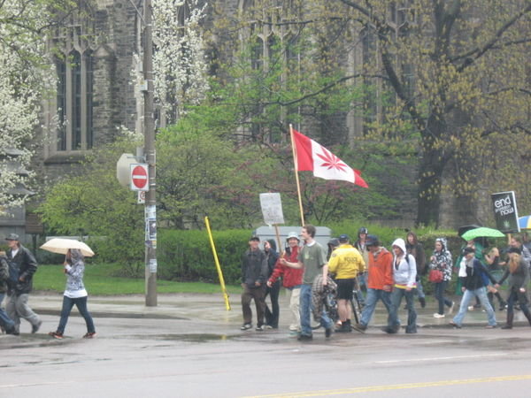 Only in Canada - A marijuana march