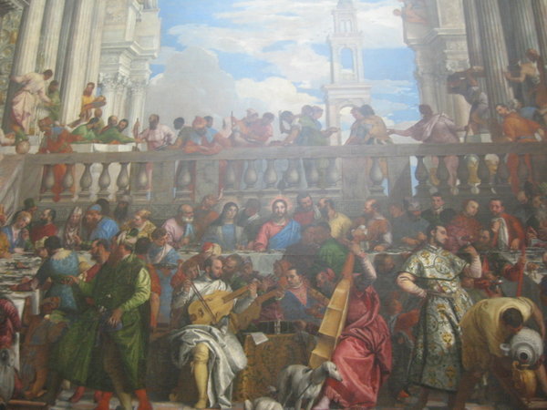 The largest painting in the Louvre