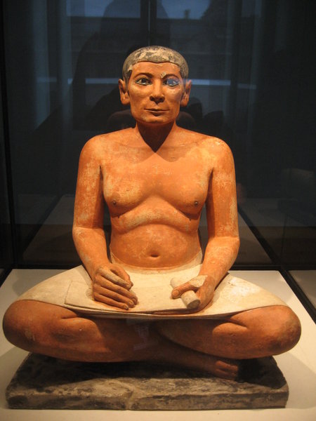 The statue of the scribe is over 4000 years old