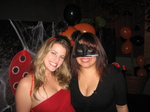 Mandy and I at the Halloween Party