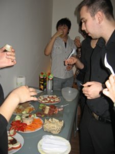 Buffet at my INSEEC party