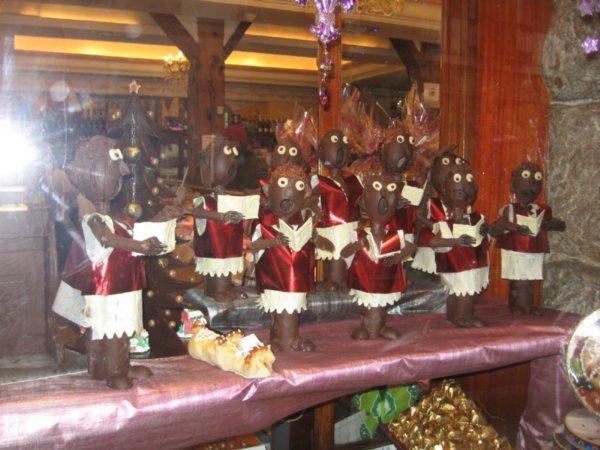 Chocolate carollers
