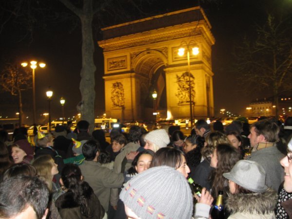 Champs Elysses at New Years