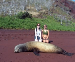 Galapagos Sea Lion and us!