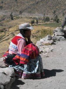 On the way back from the Colca Canyon...