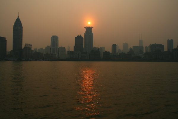 Sunset in Shanghai