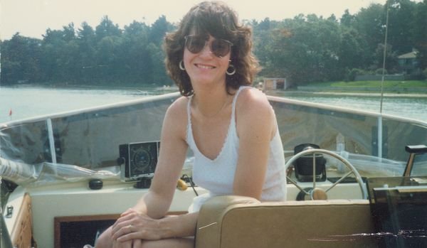 Miranda in Don and Pam's boat