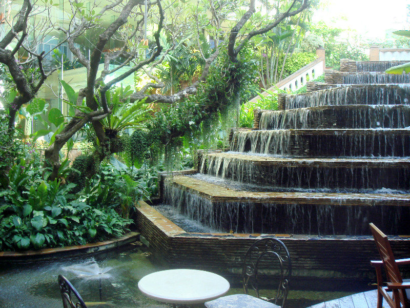 Waterfall at the Dusit Thani Hotel, Bangkok