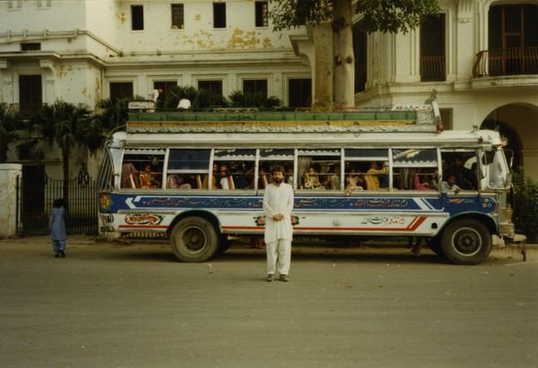 Lahore, Pakistan - Decorated bus